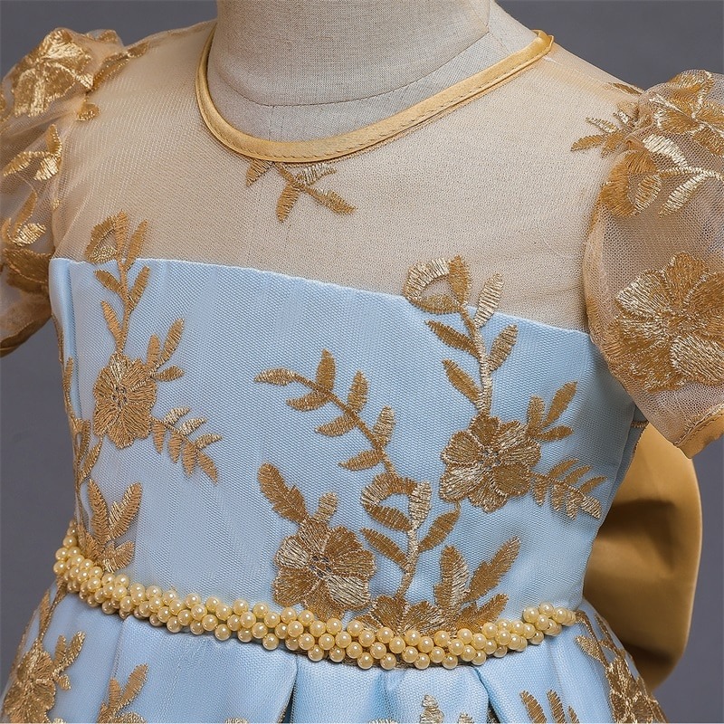 Robe Princesse Vintage Dorée – Image 4