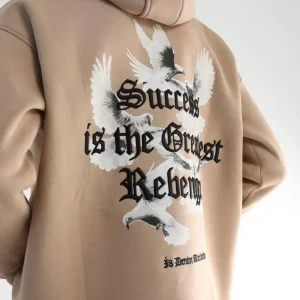 Sweat à capuche imprimé SUCESS