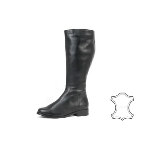Bottes en cuir mollets larges Paris 2XL Gabylou