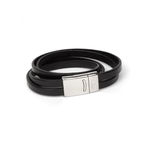 Bracelet Omer Inox - Noir
