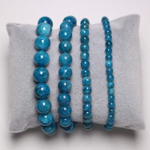 Bracelet apatite bleue