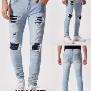 Jean Skinny Homme Déchiré