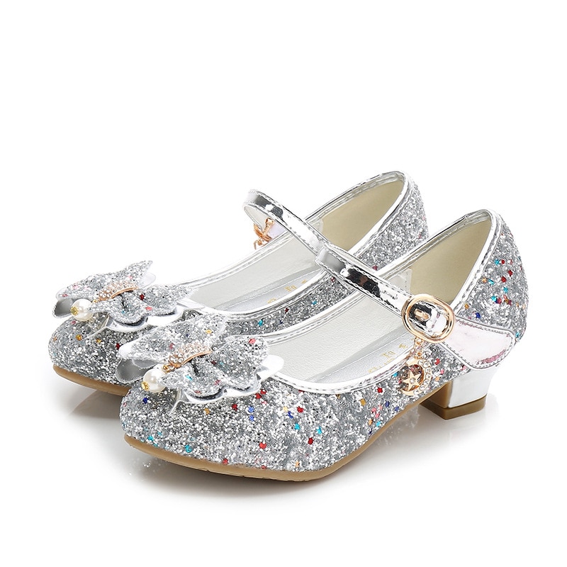 Chaussures Princesse Argentées Petite Fille – Image 3