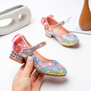 Chaussures Princesse Strass Arc En Ciel