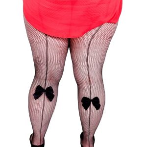 Collants resille noeud