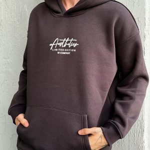 Sweat à capuche imprimé AESTHETICS