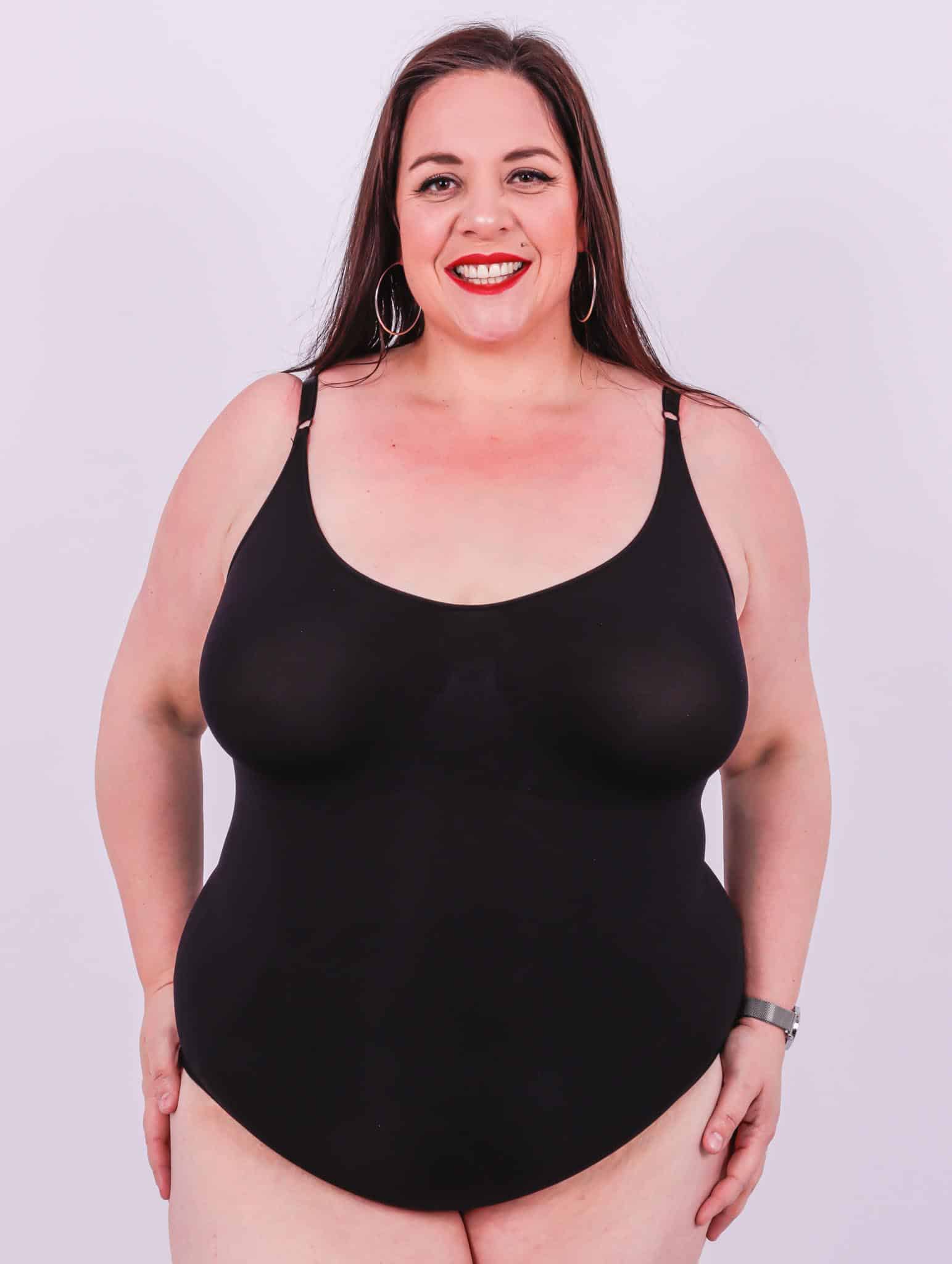 Body modelant noir grande taille