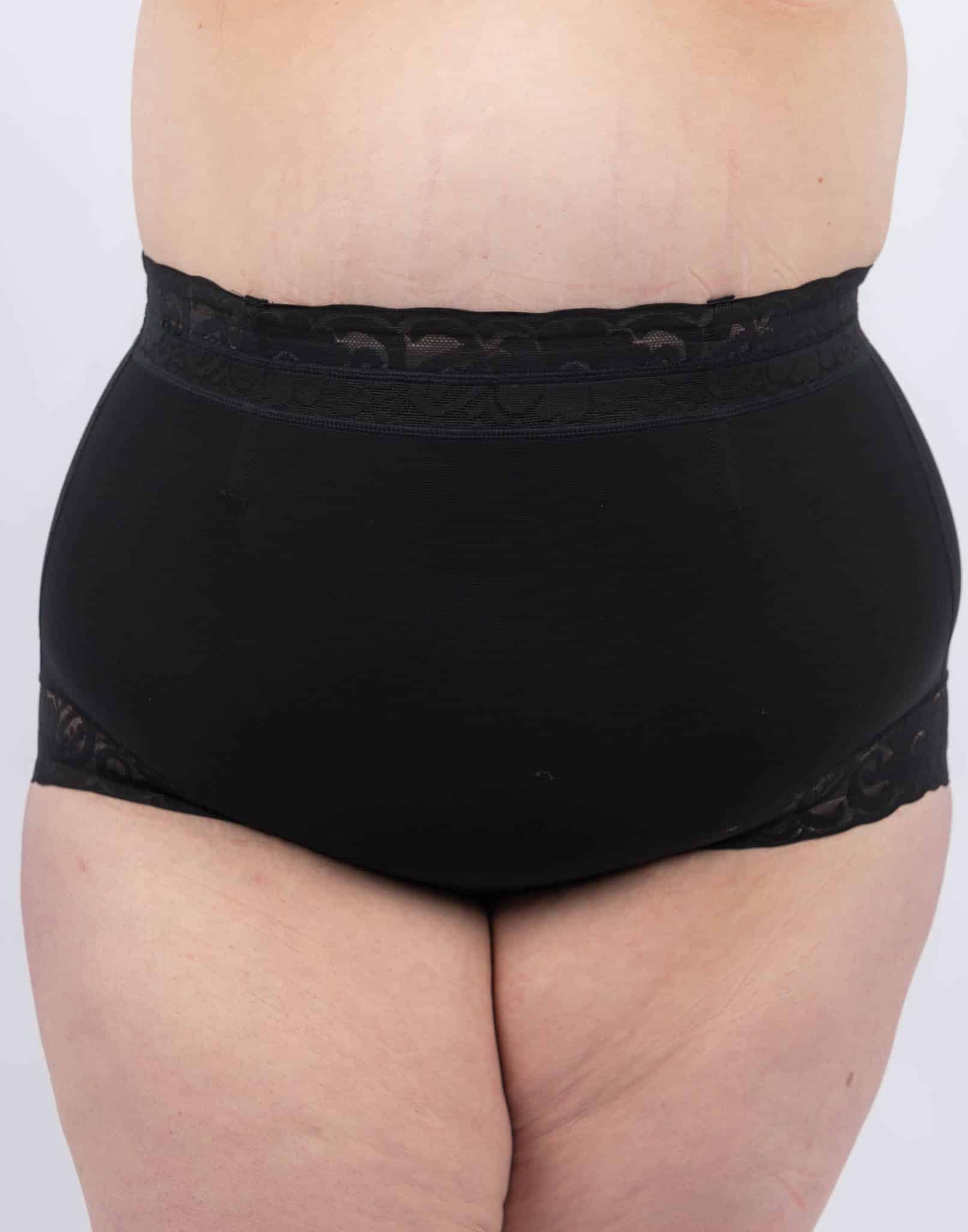 Gaine bandes silicone dentelle