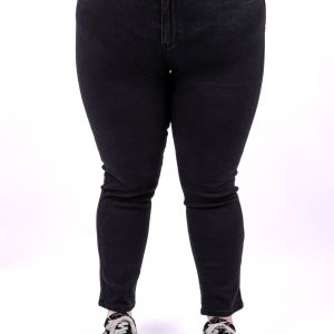 Jean push up noir grande taille