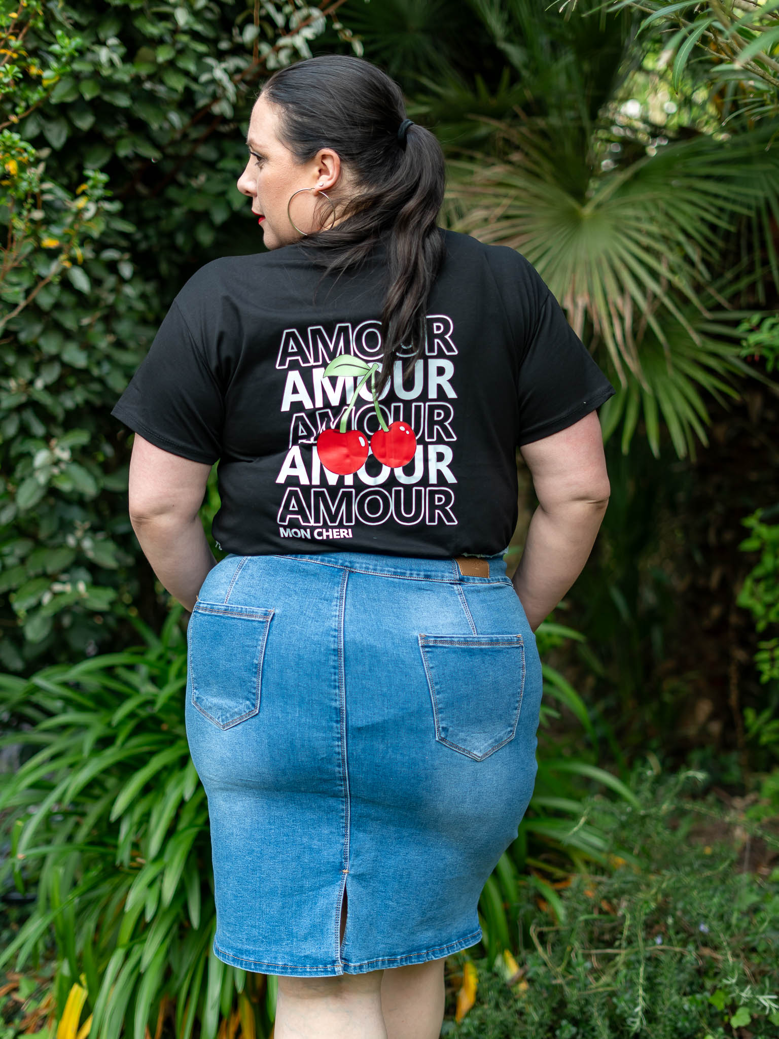 Jupe en jean boutonnée – Image 3