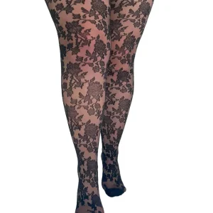 Collants fleurs