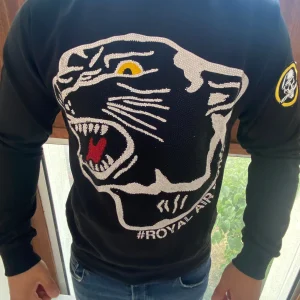 Sweat noir léopard noir fashion homme stylé