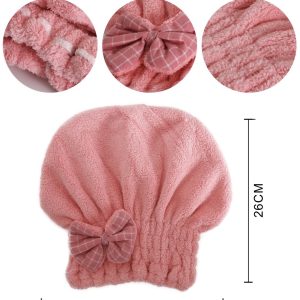 Bonnet Serviette Cheveux Ultra-Absorbant