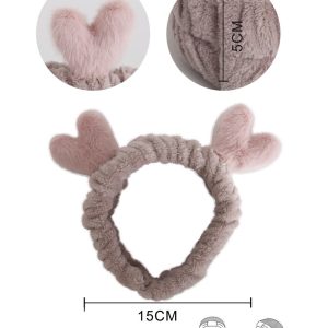 Bandeau Maquillage Cœur Ultra-Doux