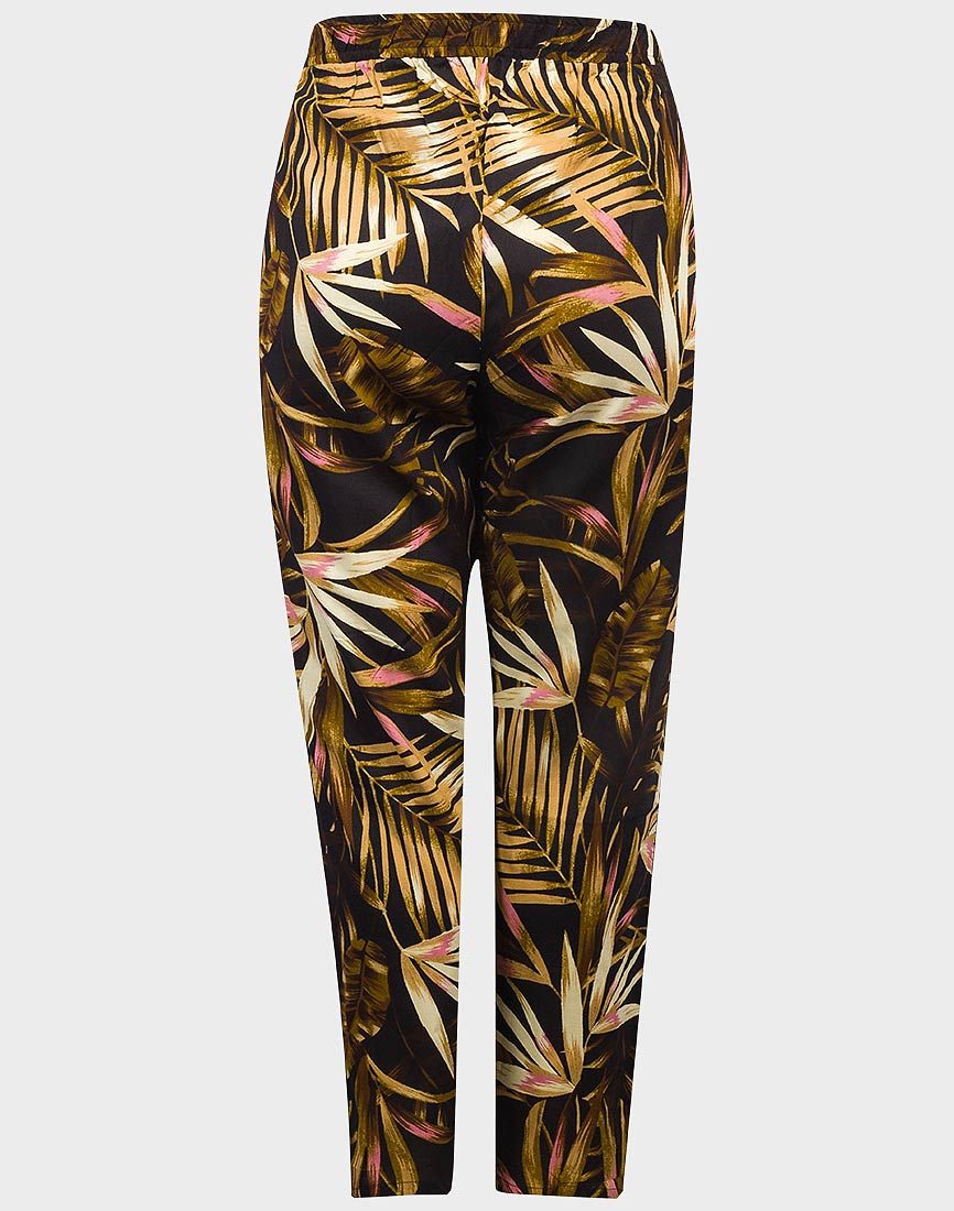 Pantalon imprimé feuilles – Image 2