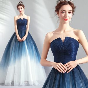 Robe de Bal Femme Dégradé Nuit