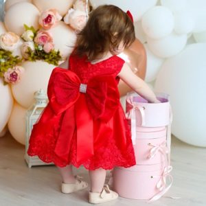 Robe de Fille Princesse pour Mariage