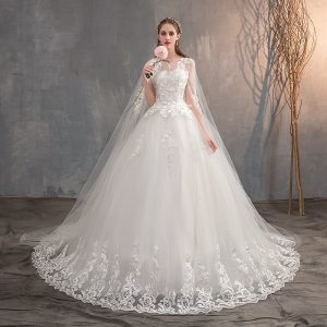Robe De Mariée Princesse avec Traîne