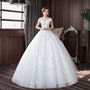 Robe de Mariée Princesse Blanche à Lacets