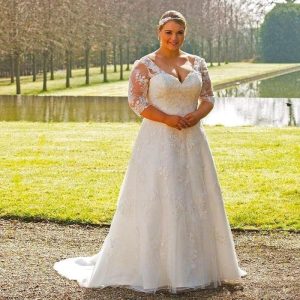 Robe de Mariée Princesse Grande Taille