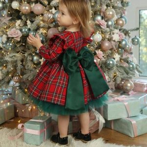 Robe de Noël Pour Fille et Bébé