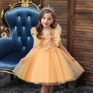 Robe de Princesse Dorée pour FIlle
