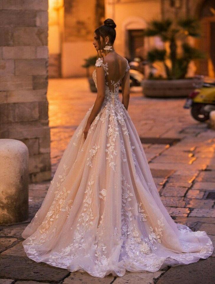Robe Princesse à Fleurs pour Mariage – Image 4