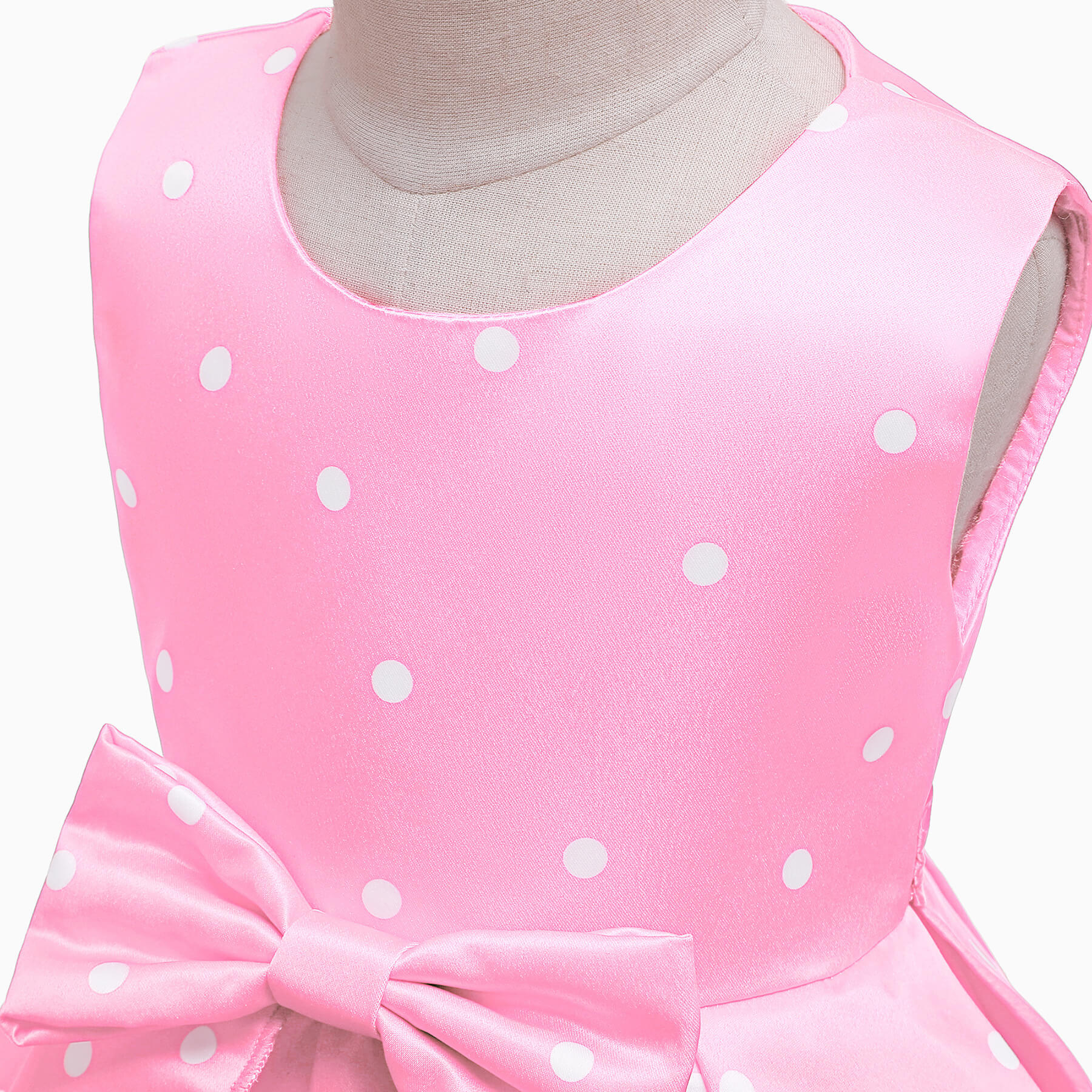 Robe Princesse à Pois Rose – Image 3