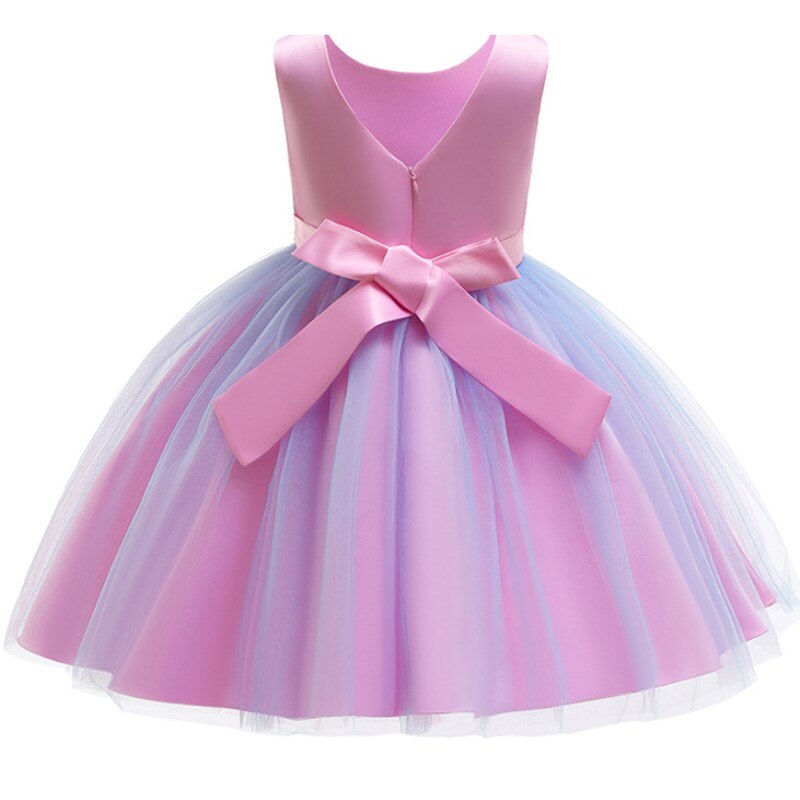Robe Princesse Arc En Ciel à Fleurs – Image 3