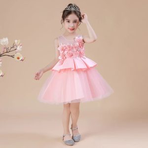 Robe Princesse d’Été Rose