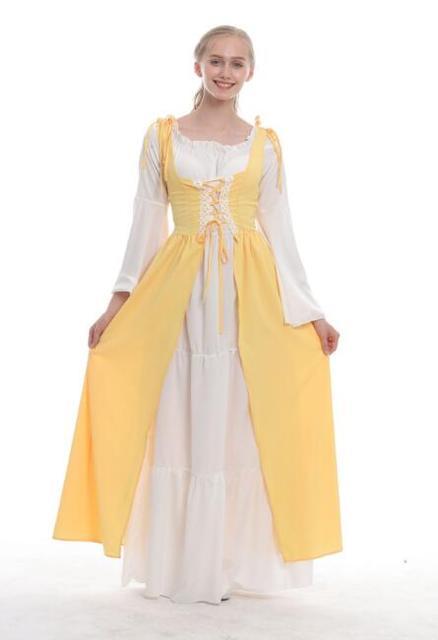 Robe Princesse Femme Médiévale pour Cosplay Halloween et Carnaval – Image 6