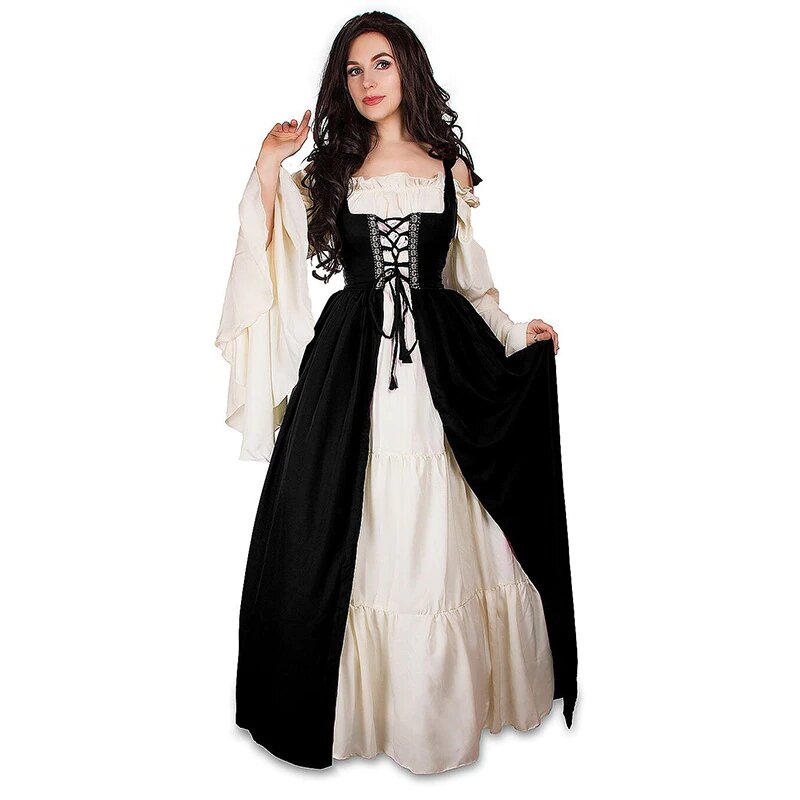 Robe Princesse Femme Médiévale pour Cosplay Halloween et Carnaval – Image 4