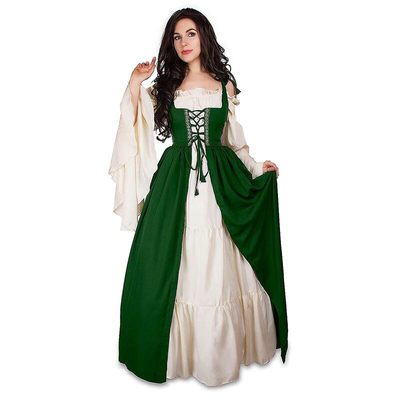 Robe Princesse Femme Médiévale pour Cosplay Halloween et Carnaval – Image 3