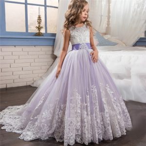 Robe Princesse Mauve pour Fillette