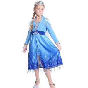 Robe Princesse Reine des Neiges Elsa
