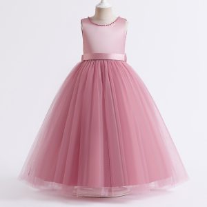 Robe Princesse Rose A Perles