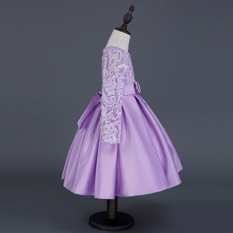 Robe Princesse Violette Manches Longues – Image 2