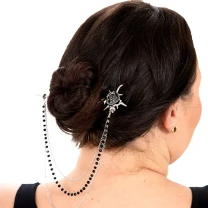 Epingle à cheveux épine de rose