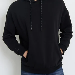 Sweat hoddie simple noir